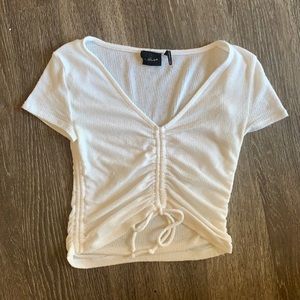 Urban Outfitters Scrunch White T-Shirt